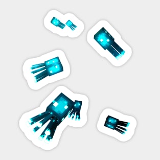 Glow Squid Sticker